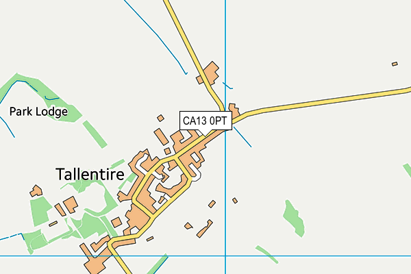 CA13 0PT map - OS VectorMap District (Ordnance Survey)