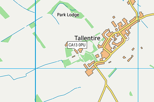 CA13 0PU map - OS VectorMap District (Ordnance Survey)