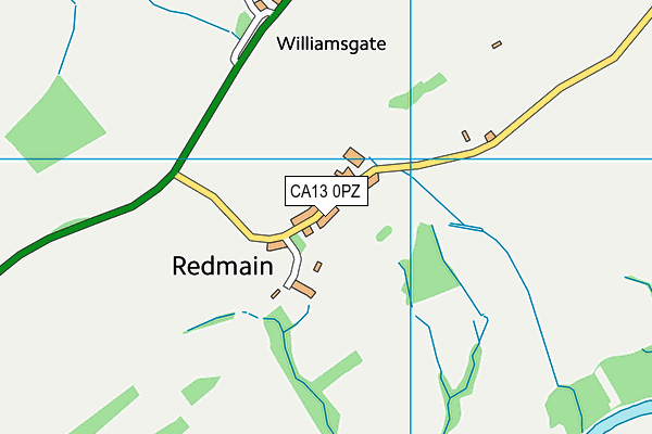 CA13 0PZ map - OS VectorMap District (Ordnance Survey)