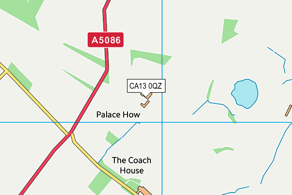 CA13 0QZ map - OS VectorMap District (Ordnance Survey)