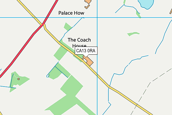 CA13 0RA map - OS VectorMap District (Ordnance Survey)