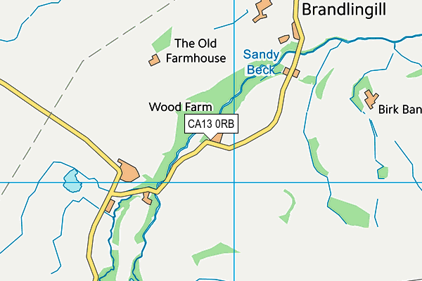 CA13 0RB map - OS VectorMap District (Ordnance Survey)