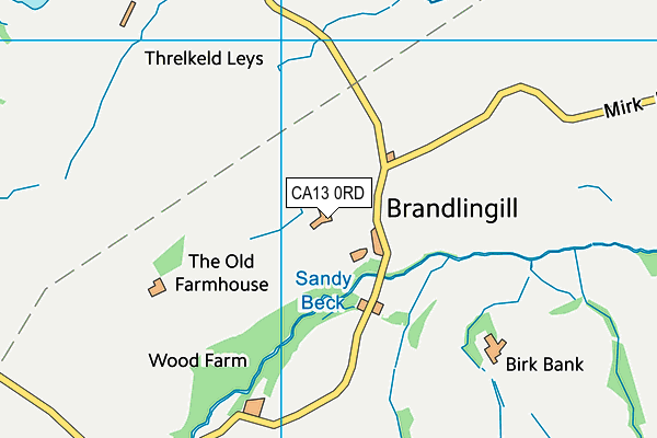 CA13 0RD map - OS VectorMap District (Ordnance Survey)