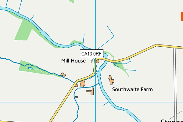 CA13 0RF map - OS VectorMap District (Ordnance Survey)