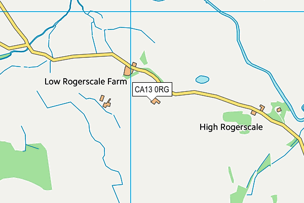 CA13 0RG map - OS VectorMap District (Ordnance Survey)