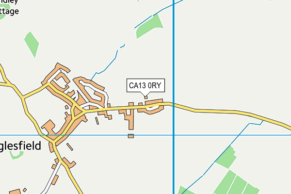 CA13 0RY map - OS VectorMap District (Ordnance Survey)