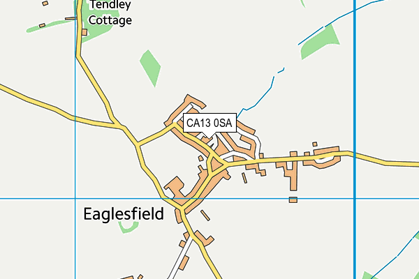 CA13 0SA map - OS VectorMap District (Ordnance Survey)