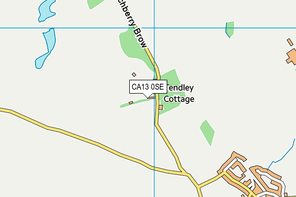 CA13 0SE map - OS VectorMap District (Ordnance Survey)