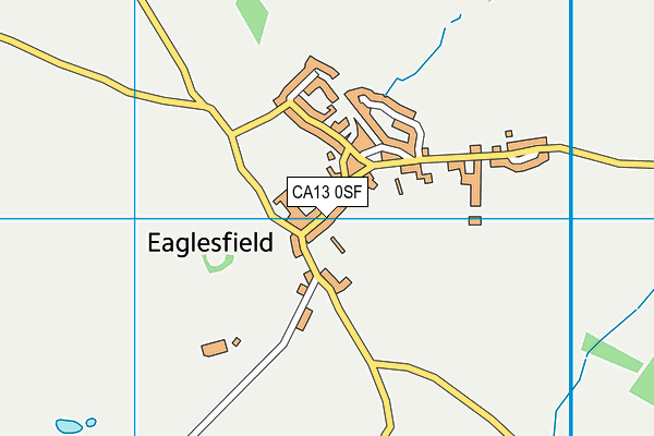 CA13 0SF map - OS VectorMap District (Ordnance Survey)