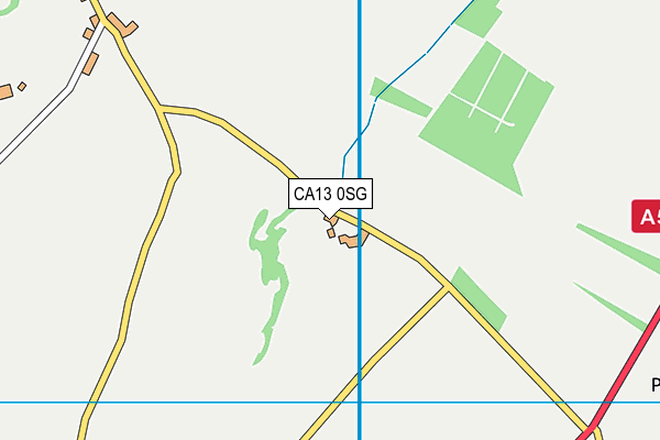 CA13 0SG map - OS VectorMap District (Ordnance Survey)