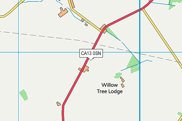 CA13 0SN map - OS VectorMap District (Ordnance Survey)