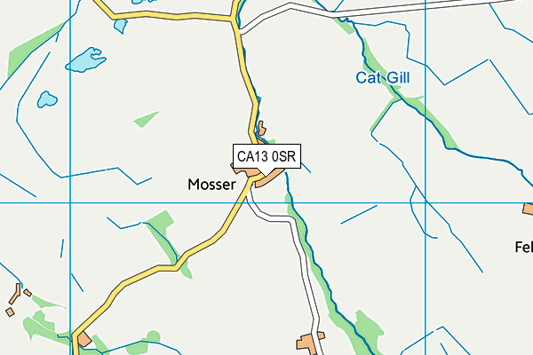 CA13 0SR map - OS VectorMap District (Ordnance Survey)