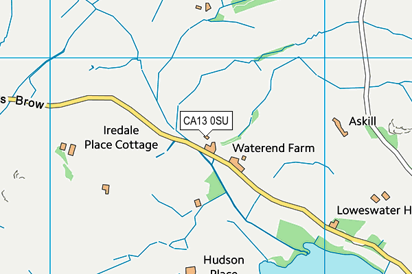 CA13 0SU map - OS VectorMap District (Ordnance Survey)