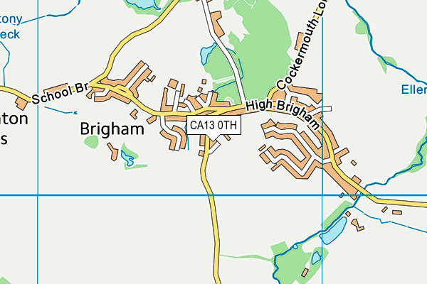 CA13 0TH map - OS VectorMap District (Ordnance Survey)