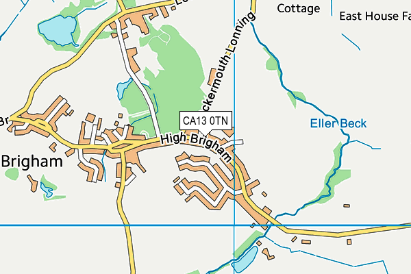 CA13 0TN map - OS VectorMap District (Ordnance Survey)