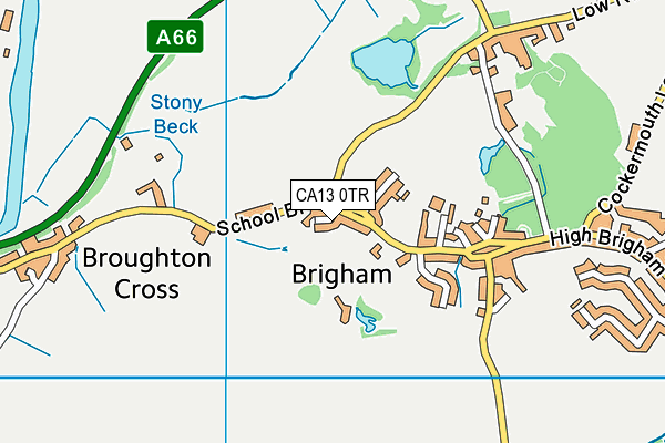 CA13 0TR map - OS VectorMap District (Ordnance Survey)