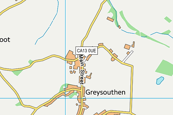 CA13 0UE map - OS VectorMap District (Ordnance Survey)