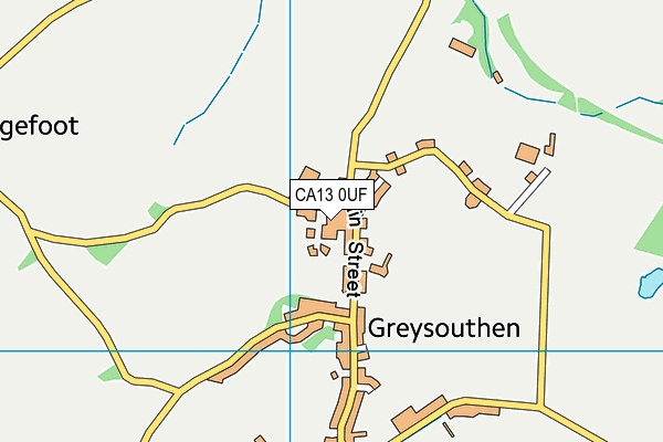 CA13 0UF map - OS VectorMap District (Ordnance Survey)