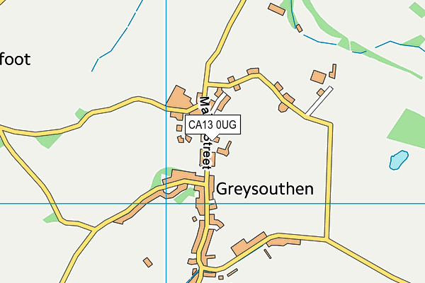 CA13 0UG map - OS VectorMap District (Ordnance Survey)