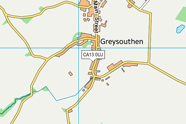 CA13 0UJ map - OS VectorMap District (Ordnance Survey)