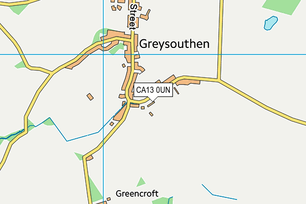 CA13 0UN map - OS VectorMap District (Ordnance Survey)