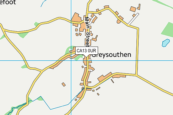 CA13 0UR map - OS VectorMap District (Ordnance Survey)