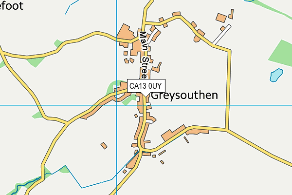 CA13 0UY map - OS VectorMap District (Ordnance Survey)