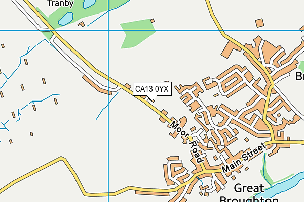 CA13 0YX map - OS VectorMap District (Ordnance Survey)