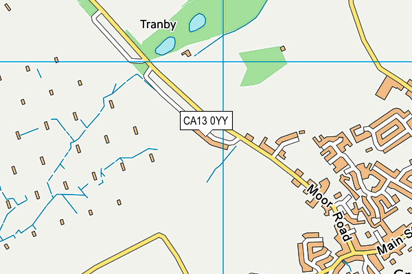 CA13 0YY map - OS VectorMap District (Ordnance Survey)