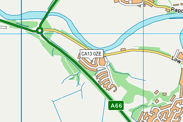 CA13 0ZE map - OS VectorMap District (Ordnance Survey)