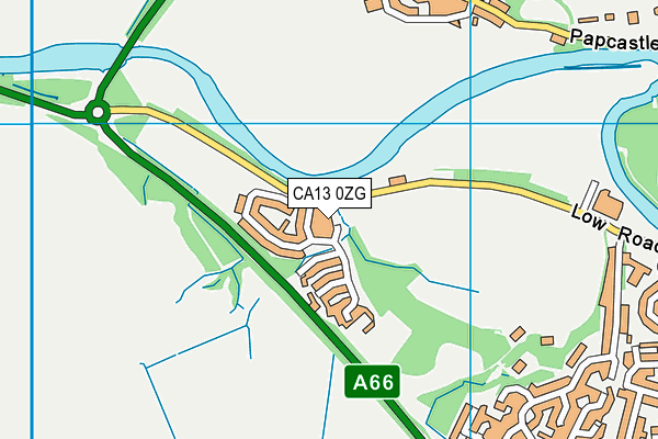 CA13 0ZG map - OS VectorMap District (Ordnance Survey)