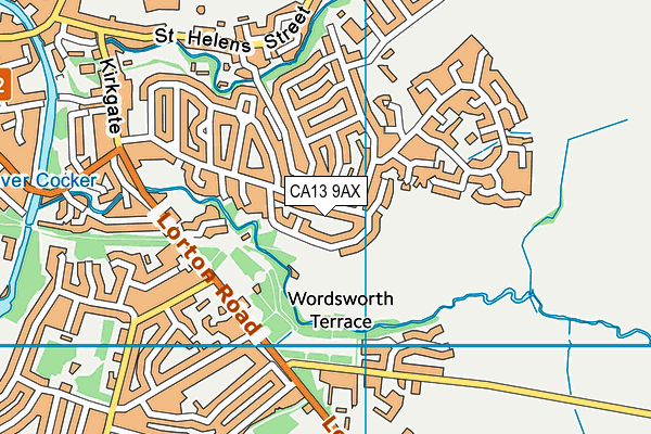 Map of KESWICK CANOE AND BUSHCRAFT LTD at district scale