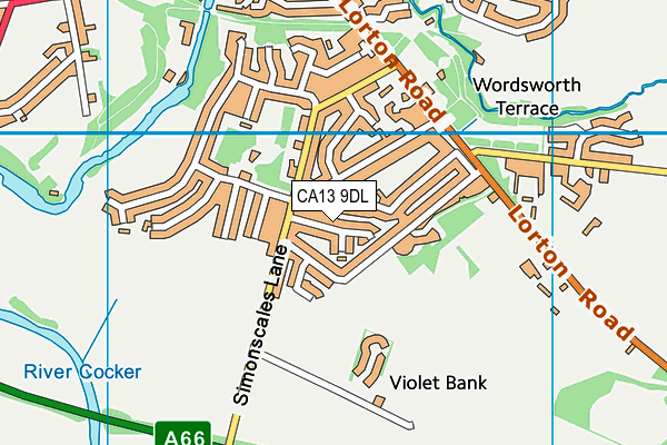 Map of SPORTSTREK COACHING LTD at district scale