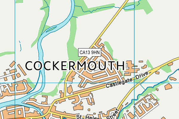 CA13 9HN map - OS VectorMap District (Ordnance Survey)