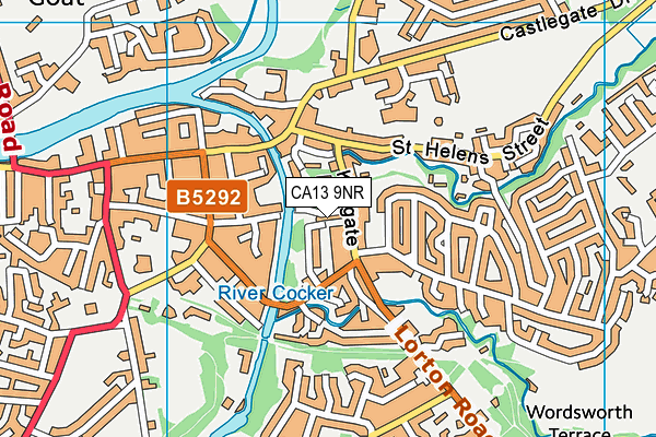 CA13 9NR map - OS VectorMap District (Ordnance Survey)