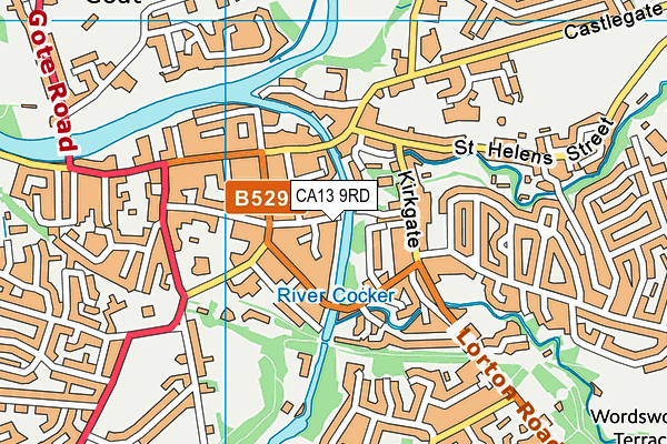 CA13 9RD map - OS VectorMap District (Ordnance Survey)