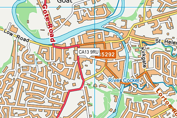 Map of AUNTIE BAC CLEANERS LTD at district scale