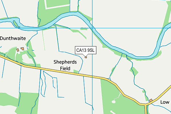 CA13 9SL map - OS VectorMap District (Ordnance Survey)