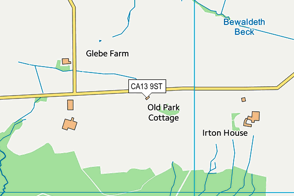 CA13 9ST map - OS VectorMap District (Ordnance Survey)