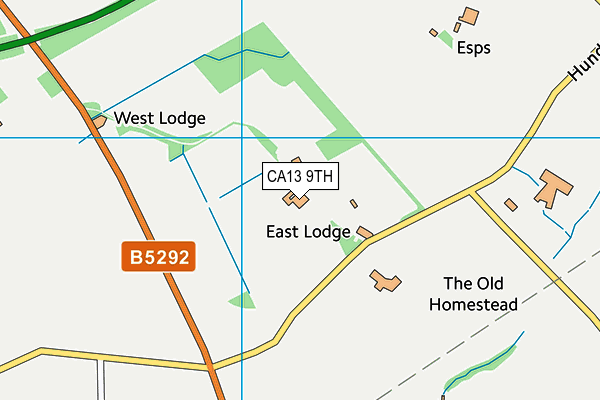 CA13 9TH map - OS VectorMap District (Ordnance Survey)