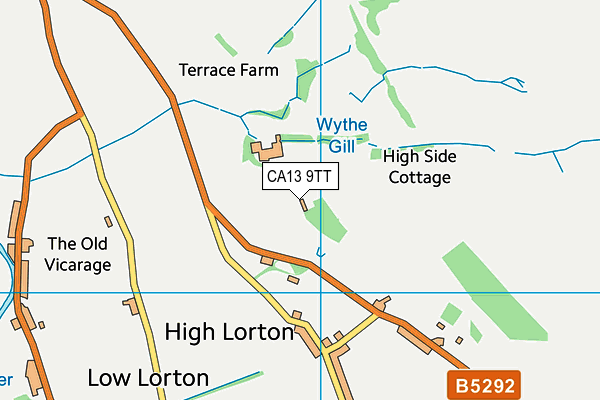 CA13 9TT map - OS VectorMap District (Ordnance Survey)