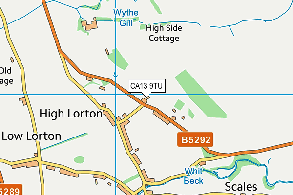 CA13 9TU map - OS VectorMap District (Ordnance Survey)