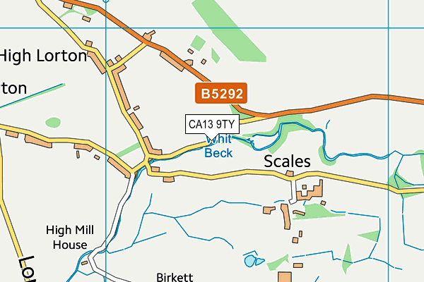 CA13 9TY map - OS VectorMap District (Ordnance Survey)