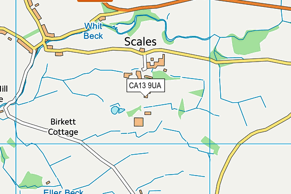 CA13 9UA map - OS VectorMap District (Ordnance Survey)