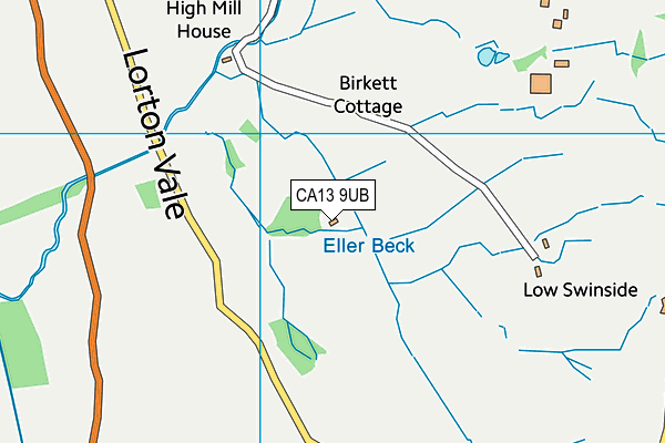 CA13 9UB map - OS VectorMap District (Ordnance Survey)