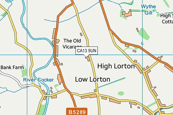 CA13 9UN map - OS VectorMap District (Ordnance Survey)