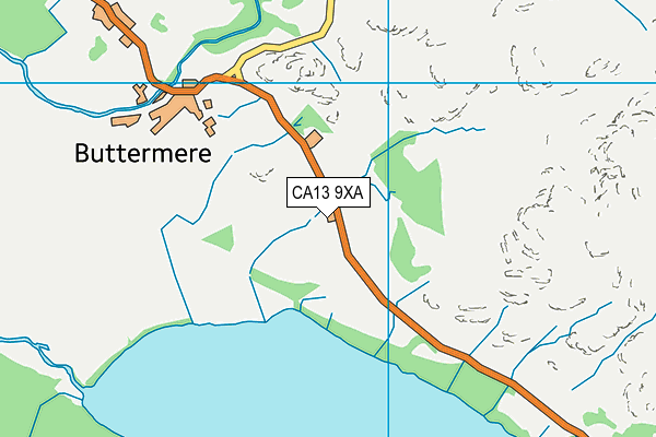 CA13 9XA map - OS VectorMap District (Ordnance Survey)