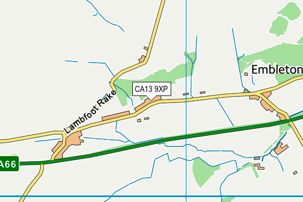 CA13 9XP map - OS VectorMap District (Ordnance Survey)