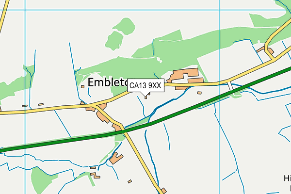 CA13 9XX map - OS VectorMap District (Ordnance Survey)