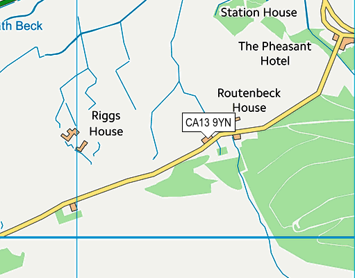 CA13 9YN map - OS VectorMap District (Ordnance Survey)